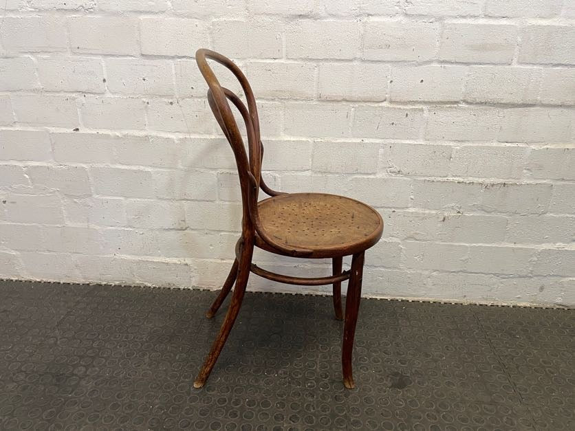 Wooden Dining Chair with Round Seat
