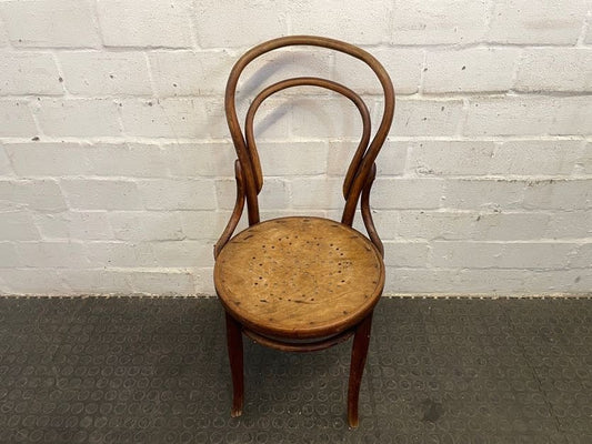 Wooden Dining Chair with Round Seat
