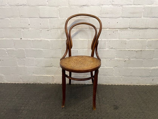 Wooden Dining Chair with Round Seat